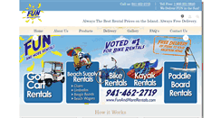 Desktop Screenshot of funandmorerentals.com